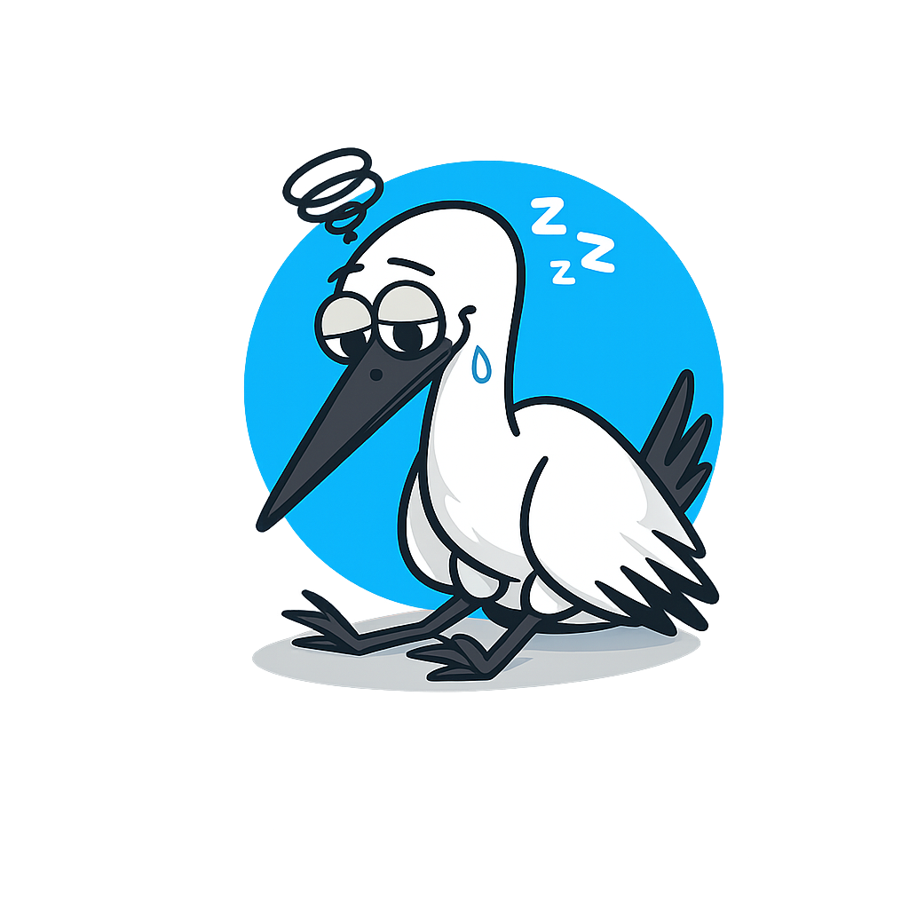 Friendly mascot shown on not found page